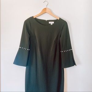 Calvin Klein Pearl sleeve sheath dress